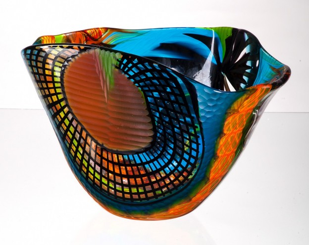 Handicraft Venetian glass vase CR1462 Murano glass artistic works