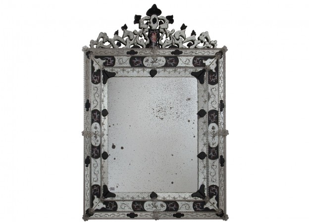 Handmade venetian mirror SP08 Murano glass artistic works