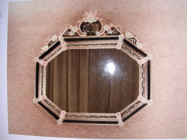 Handmade venetian mirror SP187 Murano glass artistic works