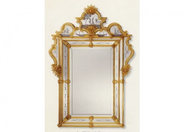 Handmade venetian mirror SP550 Murano glass artistic works