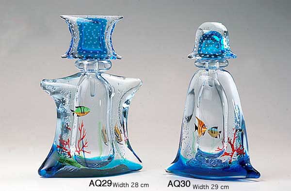 Venetian handmade aquarium AQ29 Murano glass artistic works